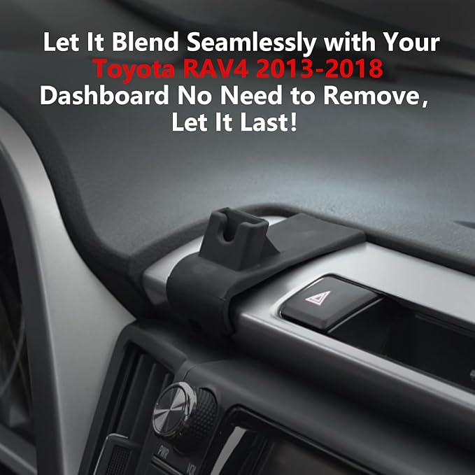 CLEC for Toyota RAV4 2013-2018 Magnetic Wireless Charger Car Phone Holder Mount Custom Fit for Toyota RAV4 2013-2018 15W Fast Charging Car Phone Holder Wireless Charger