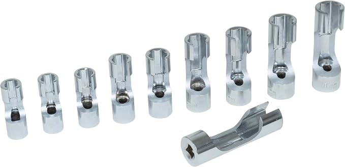 Lisle 12030 Flare Nut Socket Set, 10 Pc.