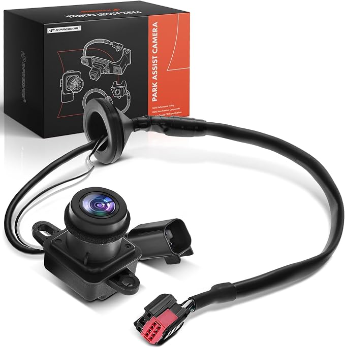 A-Premium Park Assist Camera Rear View Backup Reverse Camera Compatible with Select Jeep Models - 2014-2017 Compass, 2007-2017 Patriot - Replace# 68192986AD