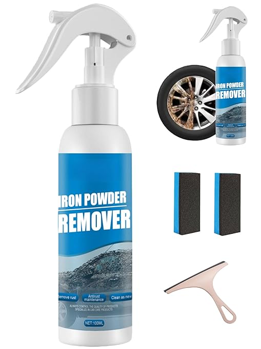 2026 New Year- Multi-Functional Quick-Acting Rust Removal Spray,100ML Portable Rust Remover Spray for Metal,Leave A Primed Surface Ready to Paint, Tools, Car, Hardware (100ml*1)