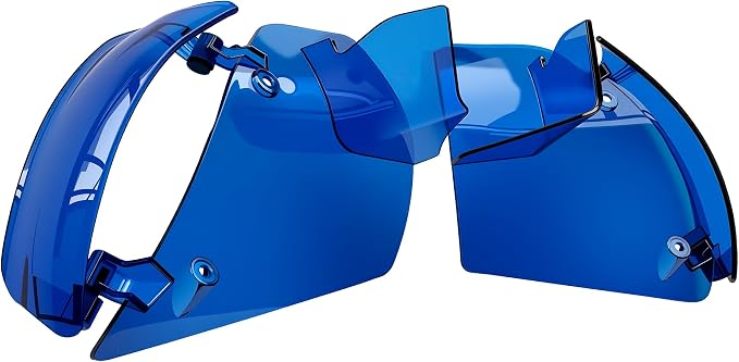 Side Wings Wind Air Deflector Fairing Fit for Harley 2024-2026 CVO Road Glide ST FLTRXSTSE 2024-2026 Road Glide FLTRX 2023-2025 CVO Road Glide FLTRXSE (Blue)