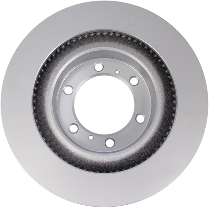 TRQ Front Brake Rotor Set G Coated Vented Compatible with 2010-2023 Lexus GX460 2010-2024 Toyota 4Runner