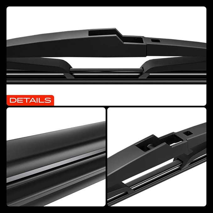 A-Premium 26"/17"/14" Windshield Wiper Blades Compatible with Mazda CX-9 2007-2015 - Front Rear Wipers Blade Set for Hook/RL2 Arm Connector, with Wear Indicator & Towel (Pack of 3)