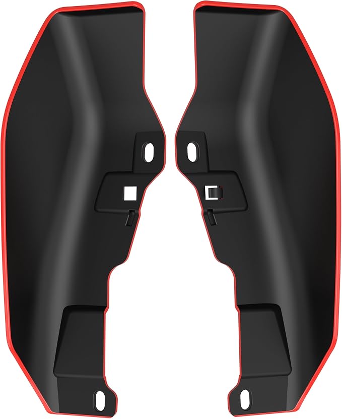 Color - Matched Mid Frame Air Deflectors Heat Shield, Perfectly Fit for Harley Touring Models 2009-2026 Performance Orange