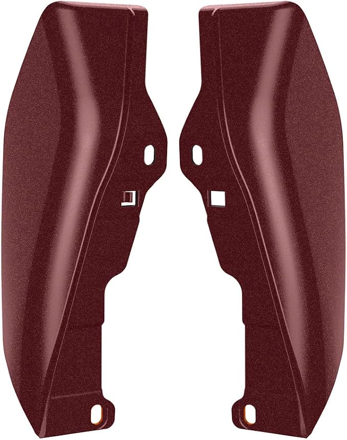 Color - Matched Mid Frame Air Deflectors Heat Shield, Perfectly Fit for Harley Touring Models 2009-2026 Copperhead