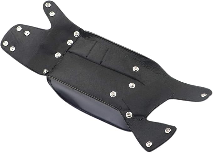 Motorcycle PU Leather Right Saddlebag Guard Bag with Water Bottle Holder For Harley Touring Road King Glide Electra Street Glide