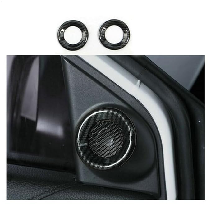 12Pcs Car Carbon Fiber Style Interior Kits Decoration Cover Trim for Honda CRV CR-V 2017 2018 2019 2020 2021 2022 (Carbon Fiber Color)