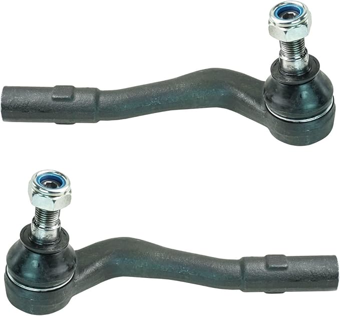 TRQ Outer Tie Rod Set 2 Piece Compatible with 02-07 MB C230, 03-05 MB C240 RWD, 01-02 C240, 03-05 C320 RWD, 01-02 C320, 06-07 C280 06-07 C350 Sport, C350