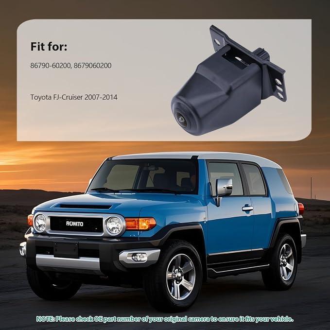 86790-60200 Front View Camera Replacement for Toyota FJ-Cruiser 2007-2014, OE Camera Replaces 8679060200 by GreenYi