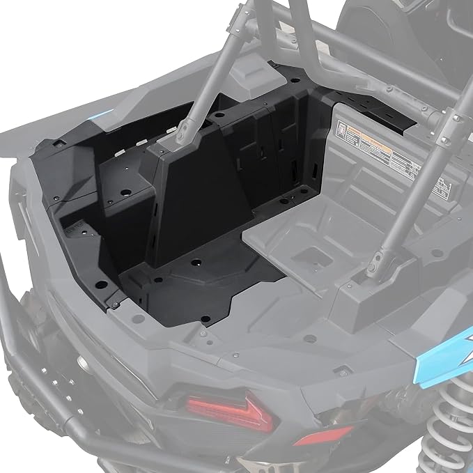 A & UTV PRO Left Side Rear Box Section for Polaris RZR XP 1000/ XP 4 1000 / XP Turbo/XP 4 Turbo 2014-2023, Combined Rear Luggage Storage Bed Box Accessories, Replace # OEM 5454271, LH,Black