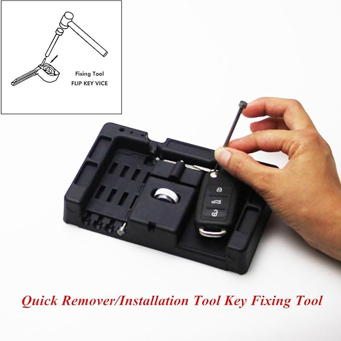 Car Key Pin Removal Tool - Car Folding Remote Key Pin Remover Tool Terminal Removal Tool Kit Car Pin Extractor Remove Pin Depinning Tool Connector Pin Removal Tool Pin Pusher Tool