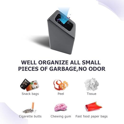 LUWU Car Trash Can with Lid - Portable Mini Dustbin Garbage Bin for Toyota Corolla Cross Interior Accessories (Right)