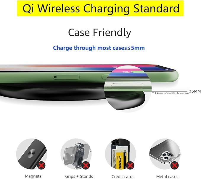 for 2016-2021 Tesla Model S/Model X Wireless Charger, Center Console Qi Charging Station Storage Box Organizer Tray fits Tesla S Accessoires