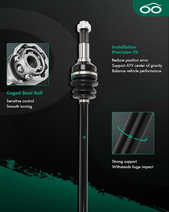 CV Axle Shaft Assembly front left right for Yamaha YXZ1000R 2016-2022 2HC-2518for F-00-00, 2HC-2518for F-01-00 2PCS