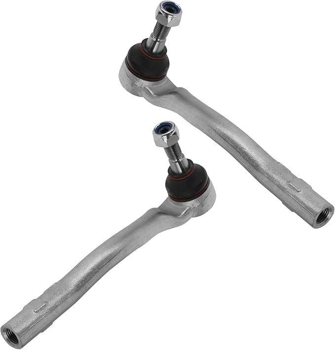 TRQ Front Outer Tie Rod Set 2 Piece Compatible with 2007-2009 Mercedes-Benz GL320 10-12 GL350 07-12 GL450 08-12 GL550 07-09 ML320 06-11 ML350 10-11 ML450 06-07 ML500 08-11 ML550