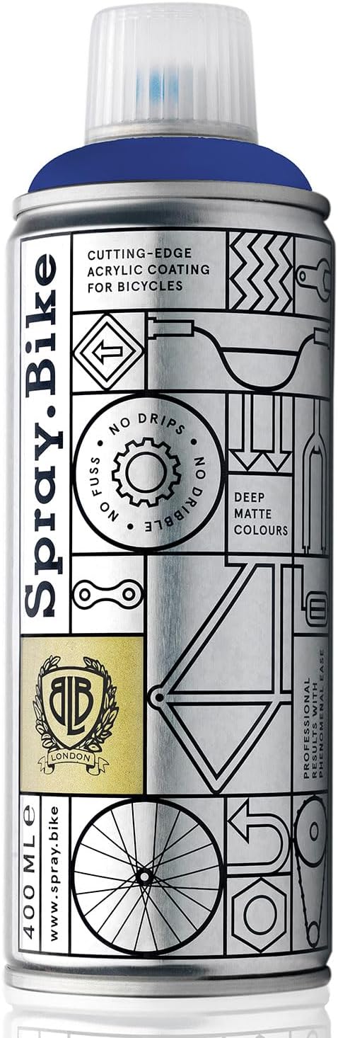 Spray.Bike Spray Paint | Designed Mainly for Bicycles | Multi-Use Acrylic Spray Paint for Metal, Plastic | High Coverage Bike Paint, 400ml