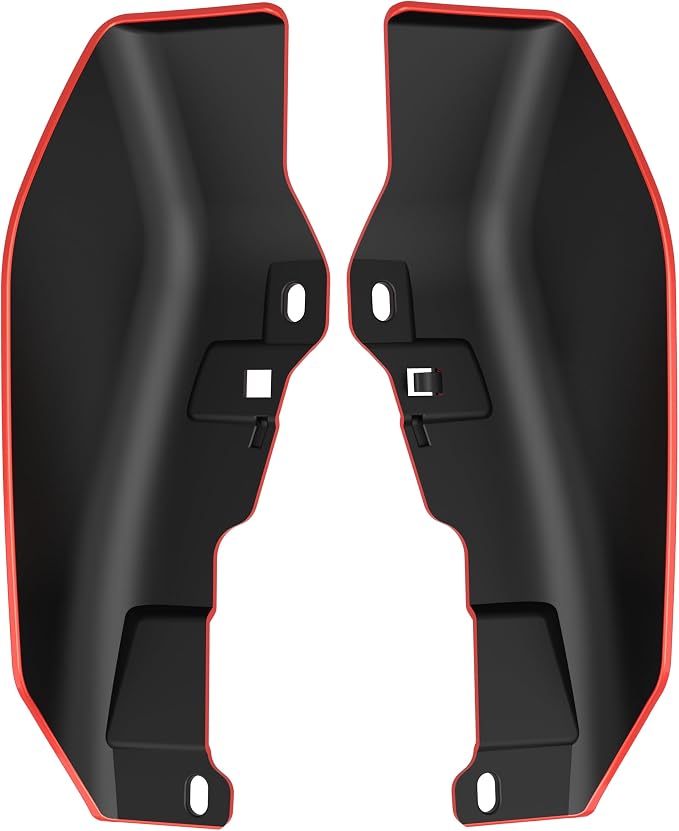 Color - Matched Mid Frame Air Deflectors Heat Shield, Perfectly Fit for Harley Touring Models 2009-2026 Candy Orange
