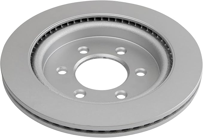 TRQ Rear Brake Rotor Set G Coated Vented Compatible with 2018-2021 Ford Expedition 2018-2020 F-150 2018-2021 Lincoln Navigator