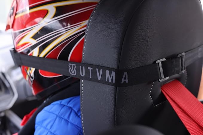 UTVMA Helmet Holders - Head Support for Young UTV Riders Compatible with All Seats and Helmets!