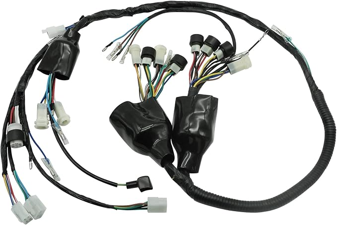 JAVIK Wire Wiring Harness for Yamaha Warrior 350 YFM350 YFM350X 1988, OEM# 2XK-82590-10-00