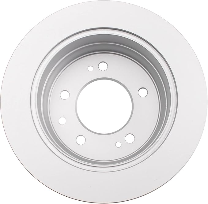 TRQ Rear Brake Rotor Set G Coated Solid Compatible with 2009-2012 Hyundai Elantra 2010-2015 Hyundai Tucson 2011-2016 Kia Sportage