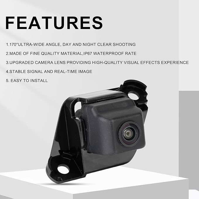Rear View Backup Camera Compatible with 2009-2013 Toyota Tacoma Park Assist Camera Replaces # 86790-04010