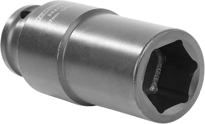 27mm Harmonic Balancer Socket, Heavy Duty Crank Bolt Removal Tool, 1/2" Drive Impact Socket for Crankshaft Pulley Bolts – OEMTOOLS 25279