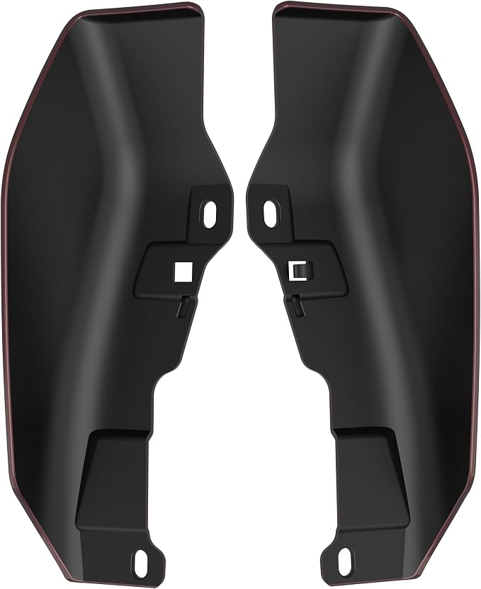 Color - Matched Mid Frame Air Deflectors Heat Shield, Perfectly Fit for Harley Touring Models 2009-2026 Crimson Red Sunglo