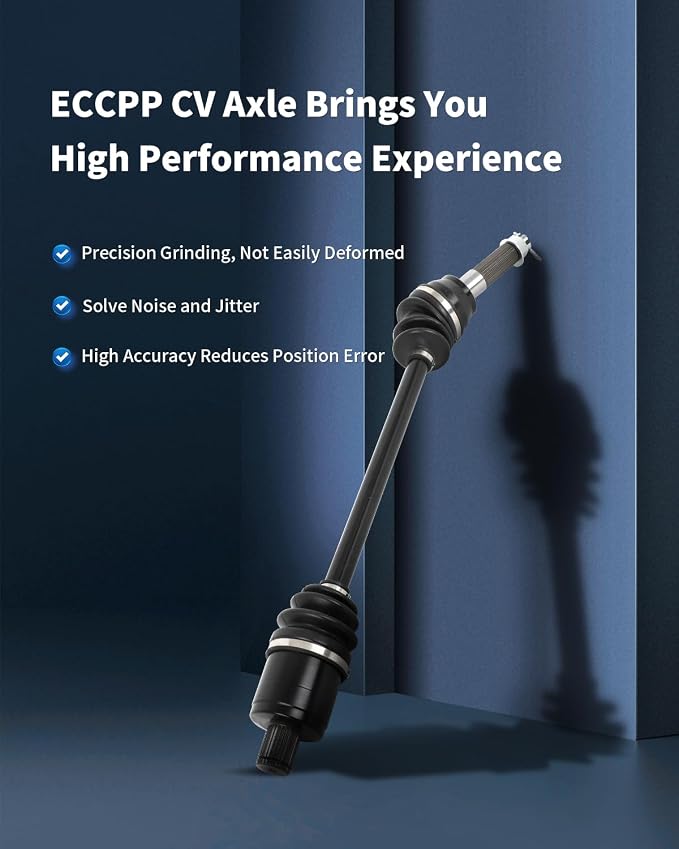 ECCPP CV Axle Drive Shaft Assembly fit for Polaris Ranger Crew Diesel 2017-2018 Crew XP 1000 900 for Polaris RZR XP 4 1000 2017 1334175 1333756 Rear left right 2PCS