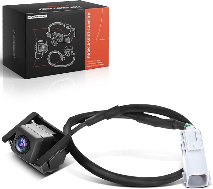 A-Premium Rear View Backup Camera Compatible with GMC, Buick & Saturn | Parking Camera C.A.P.A. Compliant for 2009-2016 Acadia, 2017 Acadia Limited, 2009-2017 Enclave, Outlook, Sport Utility