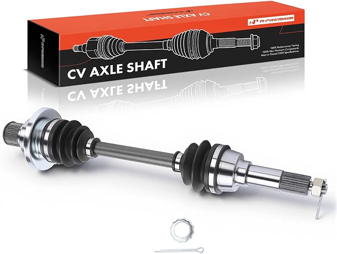 A-Premium Rear Right Passenger Side CV Axle Shaft Assembly for Yamaha | Compatible with Grizzly 660 YFM660F 4x4 2002, YFM660FH 4x4 Hunter Edition 2002, Replace# 5KM-2530T-00-00