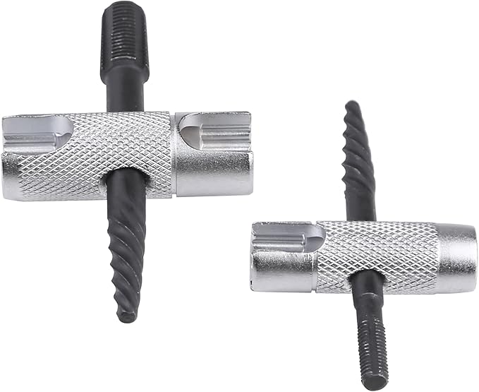 Grease Zerk Fitting Tool, 4 Way Grease Zerk Removal Multi-Tool Fit 1/4"-28 SAE, 1/8"-NPT, M10x1 M8x1 Hex Size 3/8" 5/16" 7/16" for Damaged Grease Zerks and Fittings