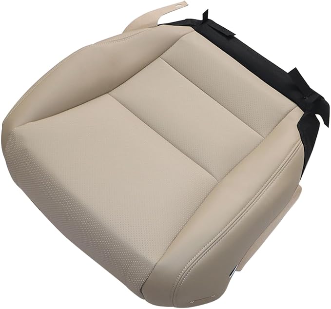 FZJDSD Light Tan Driver & Passenger Side Bottom & Top Lean Back Microfiber Leather Replacement Seat Covers Compatible with Honda Accord 2013 2014 2015 2016 2017