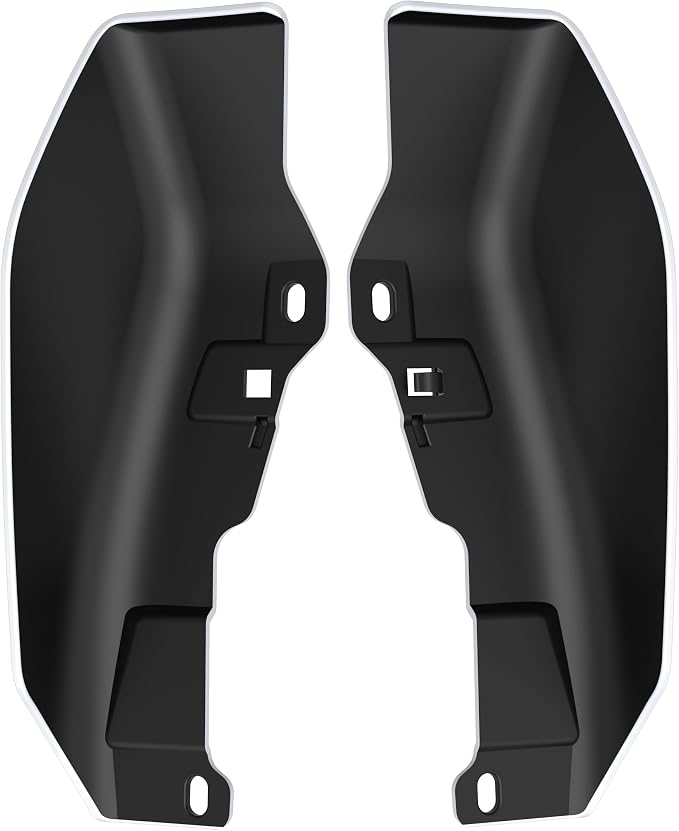 Color - Matched Mid Frame Air Deflectors Heat Shield, Perfectly Fit for Harley Touring Models 2009-2026 Crushed Pearl