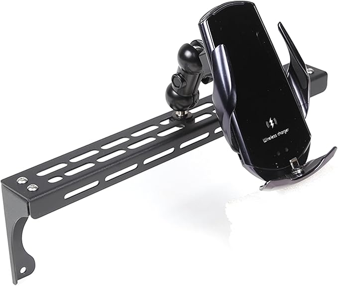 Compatible with INEOS Grenadier 2020-2024 Car Phone Mount and Walkie Talkie Mount Stand Set, Centre Console Multifunctional Track Mobile Phone Holder Expansion Platform (Style E)