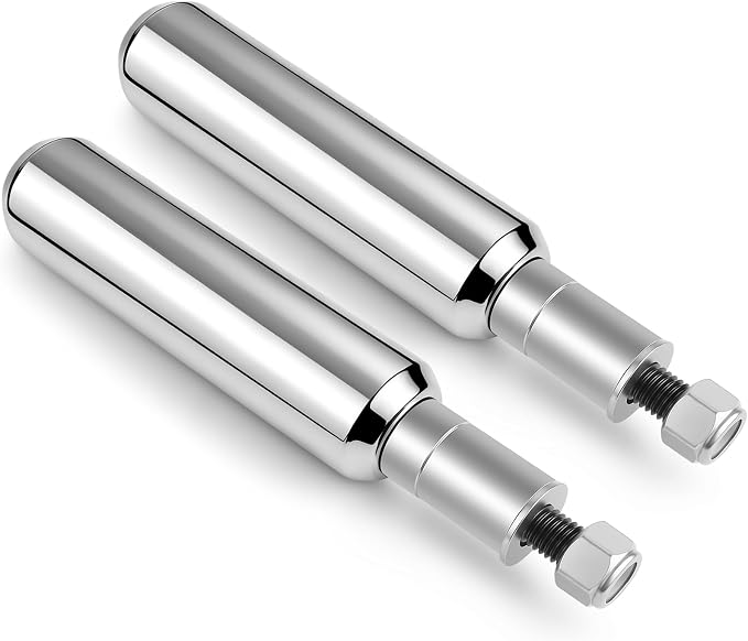 6.5" Al Motorcycle Frame Sliders Falling Crash Protector Upper Shock Mount Guards Falling Side Protector Fit for Dyna 2006-2017 (Smooth Style)