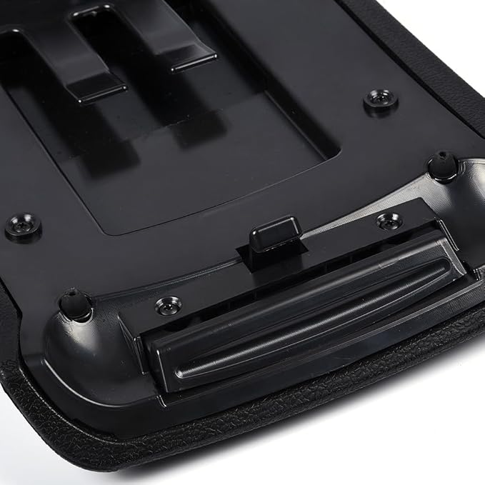 ANDPLAY Center Console Armrest Lid w/Latch Black Replacement Compatible with 2005 2006 2007 2008 2009 Ford Mustang 5R3Z-6306024-AAC, 5R3Z6306024AAC