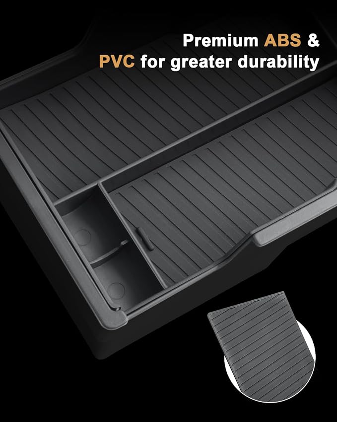 2026 Equinox Center Console Organizer - For 2025-2026 Chevy Equinox Double Layer Center Console Organizer - Double-Layer Armrest Box Storage Tray For 2025 2026 Equinox(LT/Active/RS) Accessories