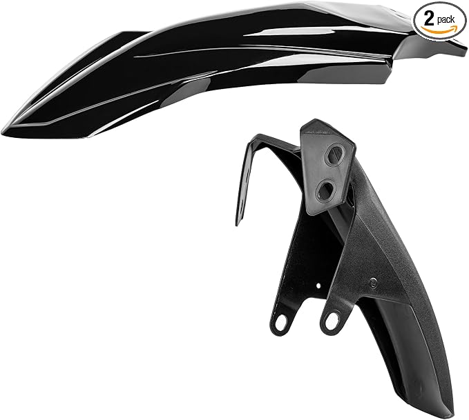 Front Fender Mudguard for Tenere 700 World Raid 2019-2025 2026 Tire Hugger Mud Dust Flap Splash Guard (Black)