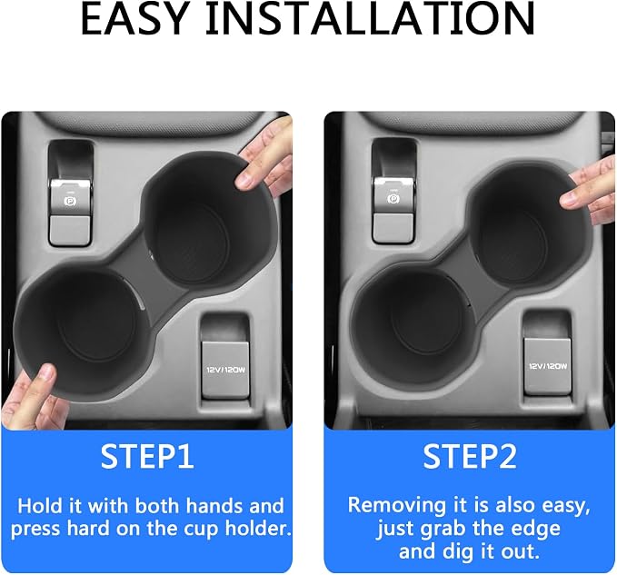 Center Console Cup Holder Insert Protector Compatible with 2025 Forester (Base/Premium/Sport/Wilderness/Limited/Touring) Interior Accessories Car Cup Holder for Forester 2025