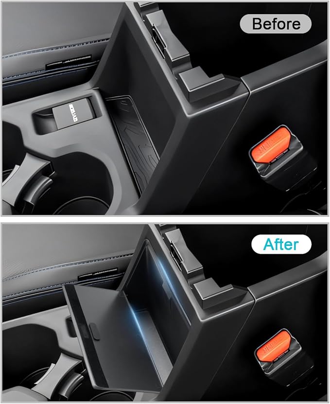 CDEFG for 2025 Subaru Forester Center Console Organizer Hidden Storage Box for 2025 Subaru Forester Touring Limited Sport Premium Accessories Front Armrest Secret Tray (Not for 2026 Models)