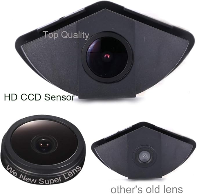 Waterproof Front View Camera,HD CCD Logo Parking System Replacement for Mercedes- Benz Front Logo Mark Sprinter Viano Vito A BCLA GLA GLC CLK GLK CLC CLS E M GLE GLS S CL GL SLK SL SLR SLS(NO.QS8032)