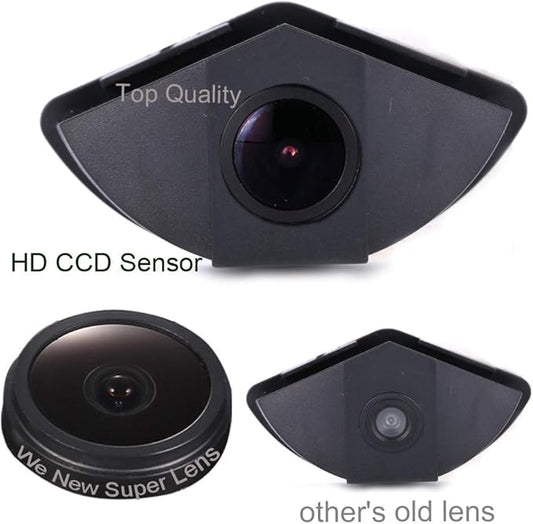 Waterproof Front View Camera,HD CCD Logo Parking System Replacement for Mercedes- Benz Front Logo Mark Sprinter Viano Vito A BCLA GLA GLC CLK GLK CLC CLS E M GLE GLS S CL GL SLK SL SLR SLS(NO.QS8032)