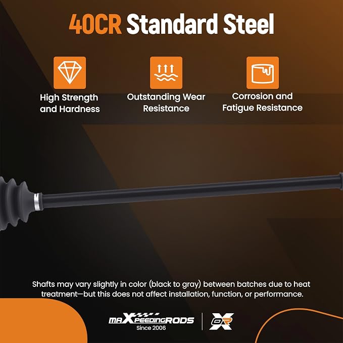maXpeedingrods Front CV Axle Shaft Assembly for Can Am Maverick X3, X3 MAX 72" TURBO RR RS XMR SDT XRS XRC Smart Lok 2018-2025, Left or Right Side, Replace# 705402048