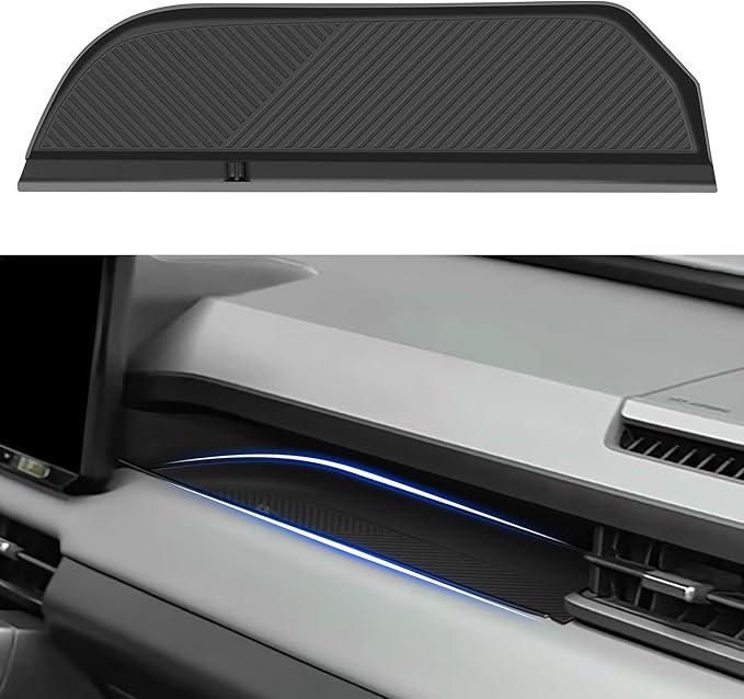 Tray Passenger Storage Organizer Mat for Toyota RAV4 2026 Center Console Organizer Glove Box Storage Organizer Tray Anti-Rattle Silicone Dashboard Storage Mat for RAV4 Interior Accessories