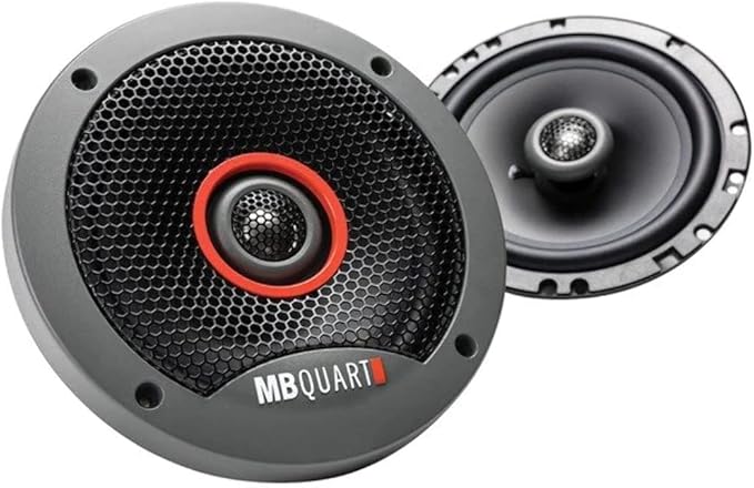 Maxxsonics FKB116S MB Quart Formula 6.5 Inch 2 Way Coaxial Car Audio Speakers