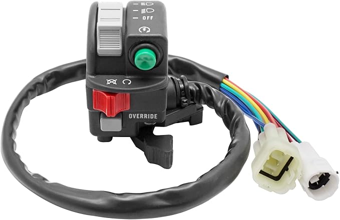 M MATI Start Stop Headlight Switch & Ignition Key Switch for Yamaha Grizzly-350-IRS 2007-2011 5KM-83972-00-00 5KM-83973-00-00 5LP-82510-00-00