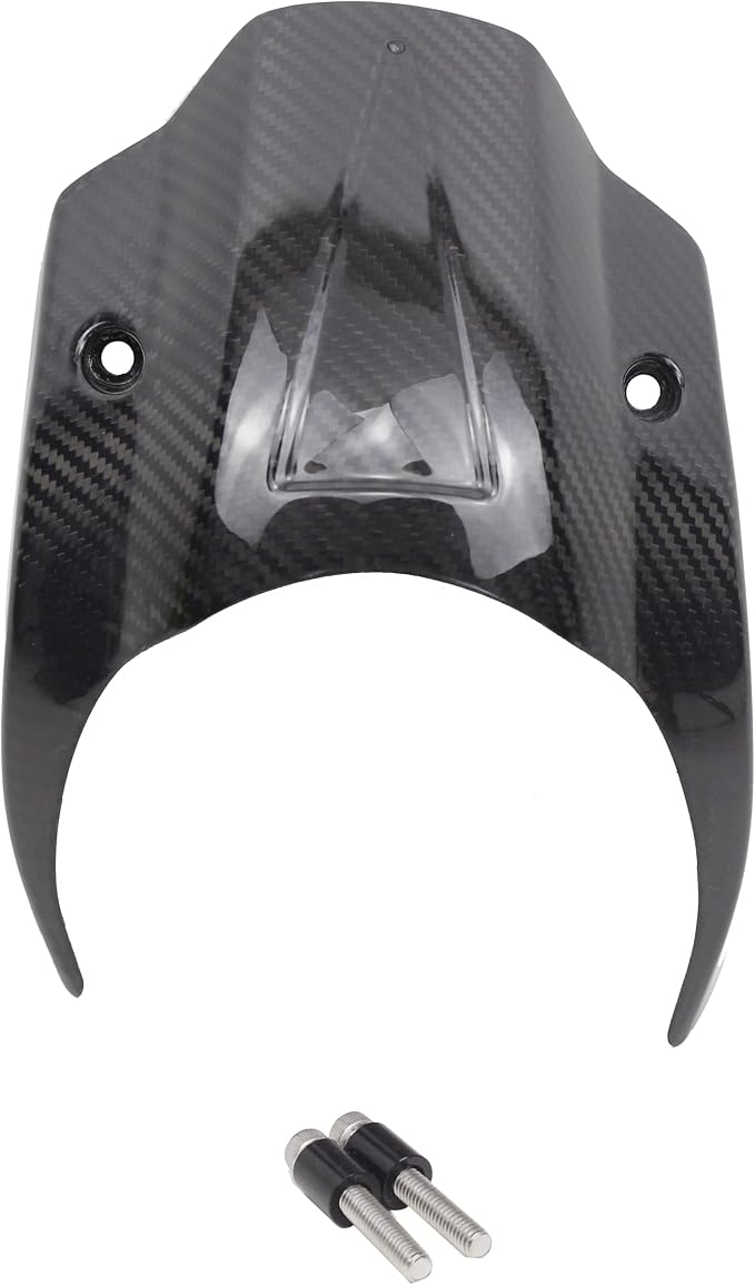POWER JAMES Black 100% Carbon Fiber Outer Headlight Fairing for Harley Davidson Breakout FXBR/S 2018-2024