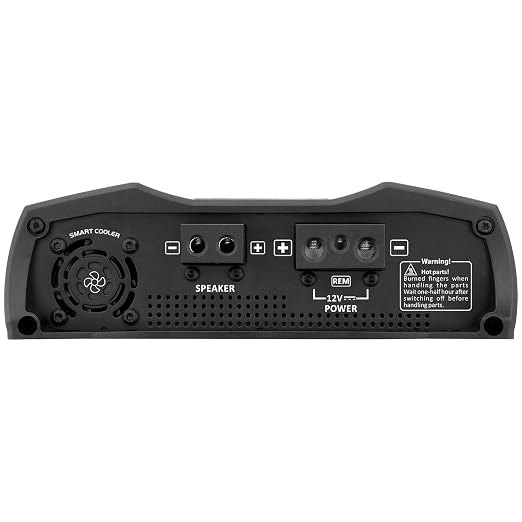 Taramps MD 1200.1 Amplifier 2 Ohms 1200 Watts RMS 1 Channel Full Range Car Audio System, Monoblock, LED Monitor Indicator, Class D Great for Subwoofer