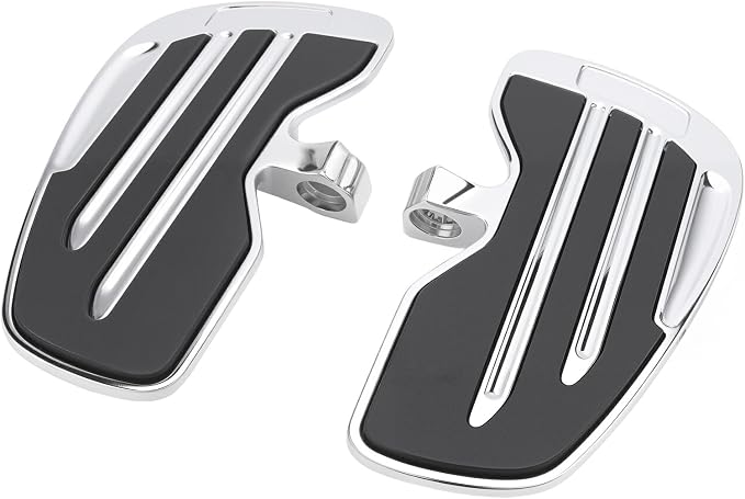 Motorcycle Driver Floorboards Foot Pegs for Indian Scout Sixty Bobber Replace Part Compatible with Indian Scout 2015-2024 (Chrome)